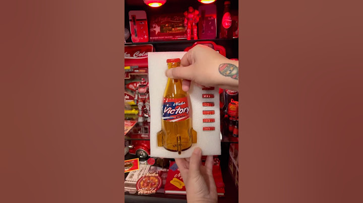 NUKA COLA VICTORY GLASS BOTTLE!