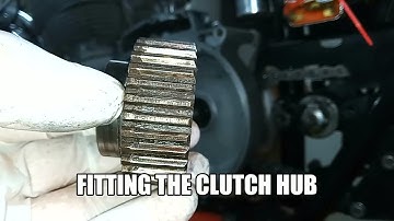 Triumph Trident T160 Rebuild. Part 74: Refitting the Clutch Hub