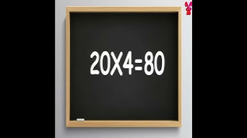 Multiplication Table of Twenty 20 x 1 = 20 -20 Times Table | Table of 20