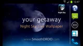 Night Sky Live Wallpaper screenshot 2