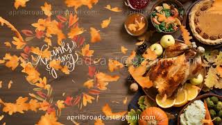 Thanksgiving Set 25 - Virtual Green Screen Background Loop