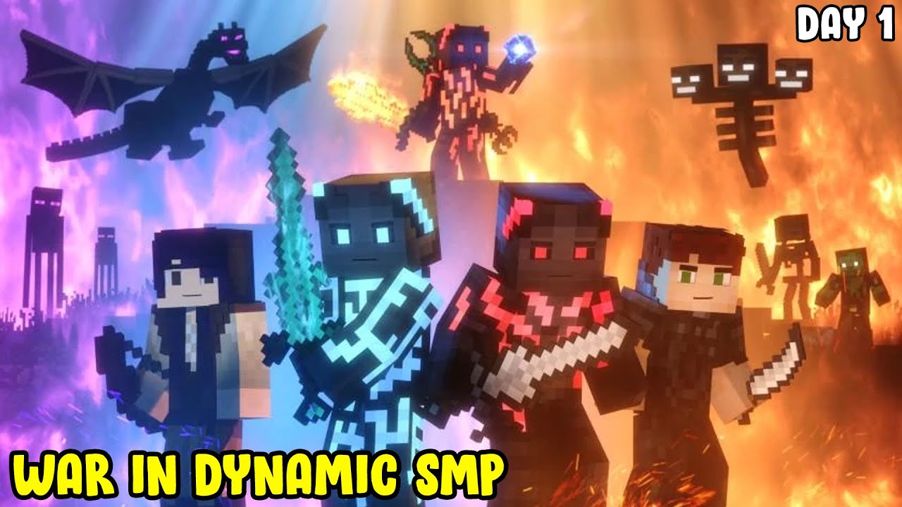 IS WAR STARTED IN DYNAMIC SMP S3 | JOIN NOW | DAY 1 - YouTube