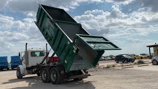 Remote Tailgate rolloff Container