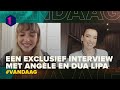 Danira interviewt Angèle en Dua Lipa in Vandaag