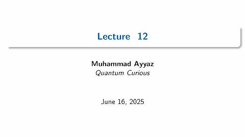 Lecture#12: Purification and Schmidt Decomposition Explained