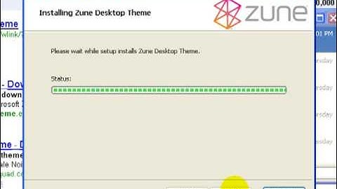 how to download the zune theme