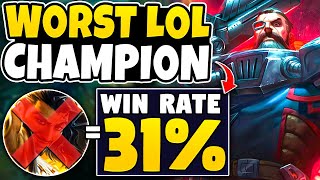The Lowest Win Rate Champion To Ever Been Released... Do We Counter?