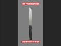 Low-Poly Kitchen Knife Prop | Blender 3D Model #shorts #3dmodeling #lowpoly #3d #3dassets #b3d