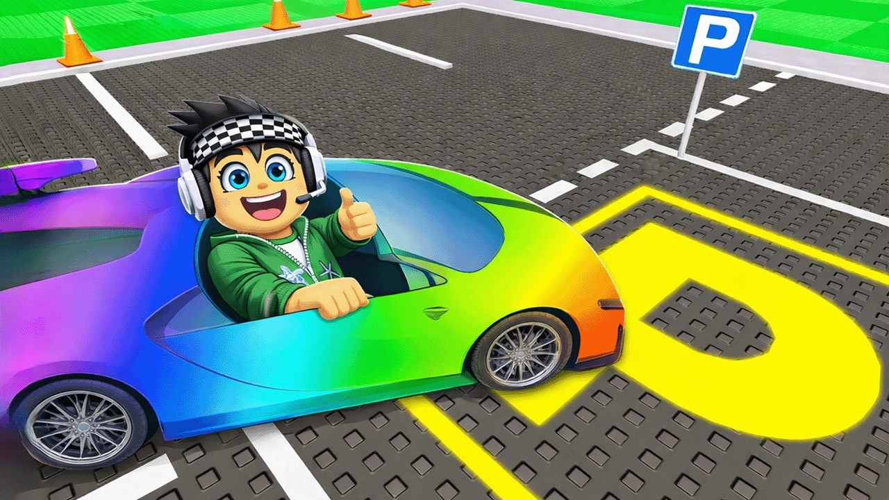 LÜKS ARABALARI PARK ETTİM ZENGİN OLDUM! - Roblox