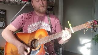 Luke Combs - beautiful crazy (acoustic cover) Cold Jam day 3
