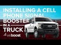 How To Install A Cell Phone Signal Booster In A Truck | weBoost