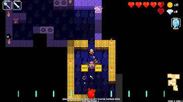 Crypt of the Necrodancer - Zone 4 attempt with Cadence