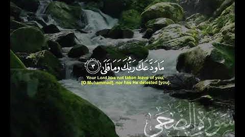 سورة الضحى | بصوت الشيخ الشهيد  يوسف الحسان (رحمه الله تعالى واسكنه فسيح جناته)