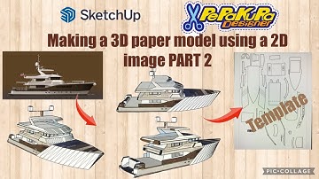Making a 3D model using a 2D image Part 2