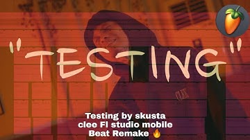 Testing by skusta clee Beat remake in Fl studio mobile, ( BY PNDT BEATZ)