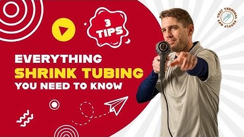 Every thing you need to know about shrink tubing!  How to use, shrink ratios, and sizing chart!