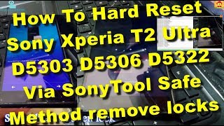 How to hard reset sony xperia T2 Ultra D5303 D5306 D5322 remove locks new safe method screenshot 4