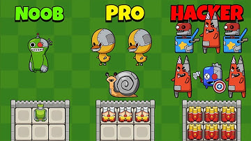 🤢 NOOB 😎 PRO 😈 HACKER | Monster Defense: Tower Battle | iOS - Android APK
