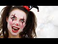 Evil Clown Halloween Makeup Tutorial