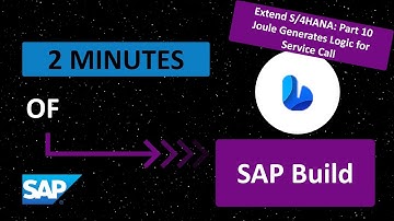 Extend S/4HANA: Part 10 Joule Generates Logic for Service Call