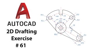 AutoCAD 2D Drafting Exercise # 61  Basic to Advance in Hindi