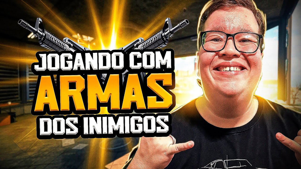 SÓ PODE JOGAR COM AS ARMAS DOS INIMIGOS!!! - DESAFIO WARZONE DO MONXTRÃO #1