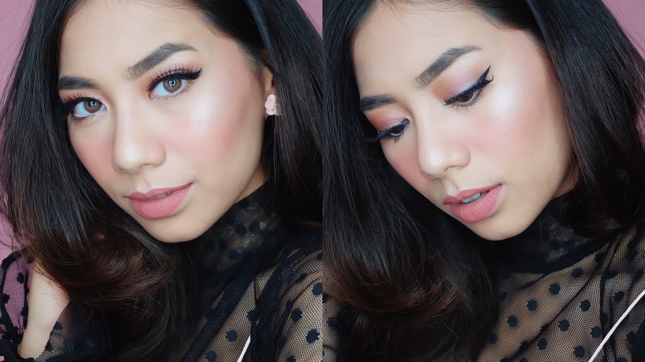 Mauve Glam Makeup Tutorial Abel Cantika YouTube