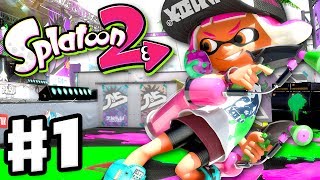 Splatoon 2 - Gameplay Walkthrough Part 1 - Turf War Multiplayer! Single Player! (Nintendo Switch) screenshot 2