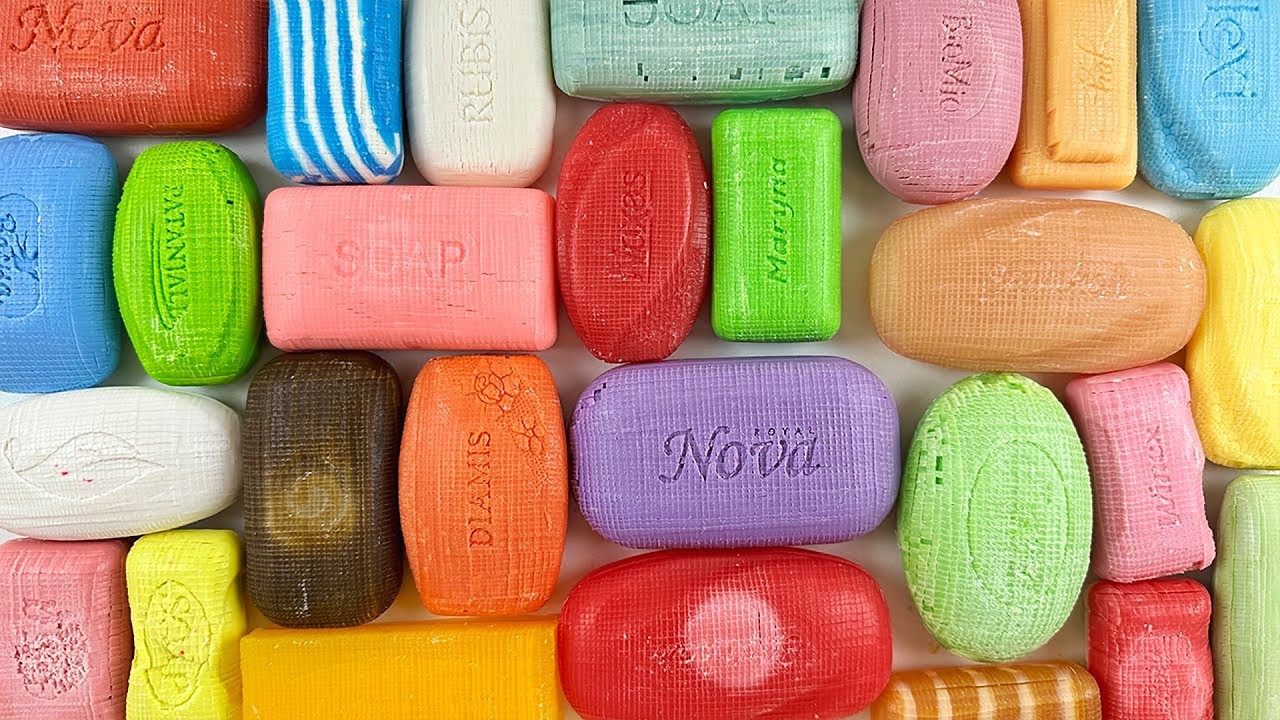 ASMR Cutting Soap Cubes #71 立方体石鹸のカット