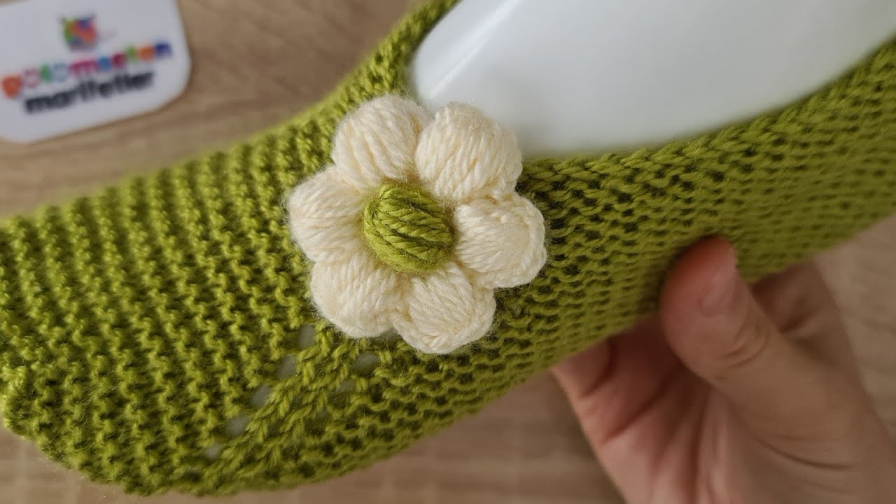 Puf Çiçek Yapımı