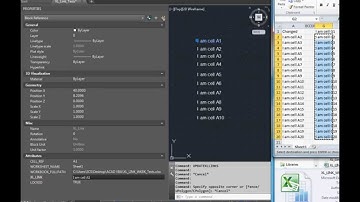 AutoCAD - Excel Text LINK