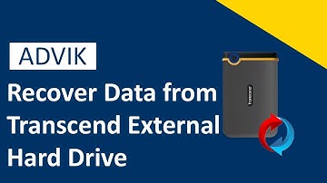 How to Recover Data from Transcend External Hard Drive | Advik Software