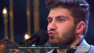 Burak Yıldırım - İnfitar 1-19 Kuran-I Kerimi Güzel Okuma Yarışması