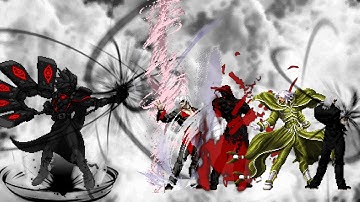 Hades vs Devourer Element, Valmar Rugal, Lord Igniz & Yagwick | KOF MUGEN