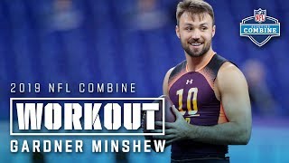 Gardner Minshew's 2019 NFL Combine Workout