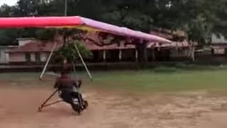 My Home Made Aircraft Ground Run Testing || Powered hang glider || Trike