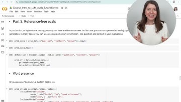 2.3. Tutorial on LLM evaluation methods: Reference-free evals.