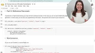 2.3. Tutorial on LLM evaluation methods: Reference-free evals.