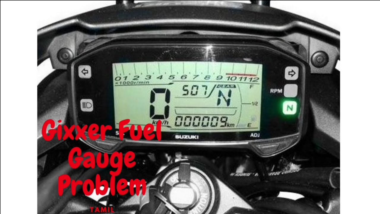 Gixxer Fuel Gauge Problem Tamil YouTube