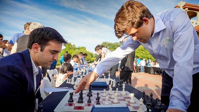 Magnus Carlsen Play Live Challenge simul