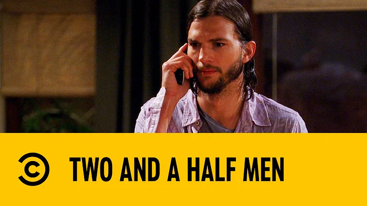 Aston Kutcher's First Two And A Half Men Scene | T...