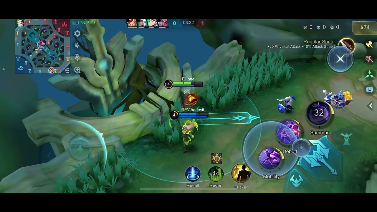 MOBILE LEGENDS RAW GAMEPLAY #1 - [Melissa]