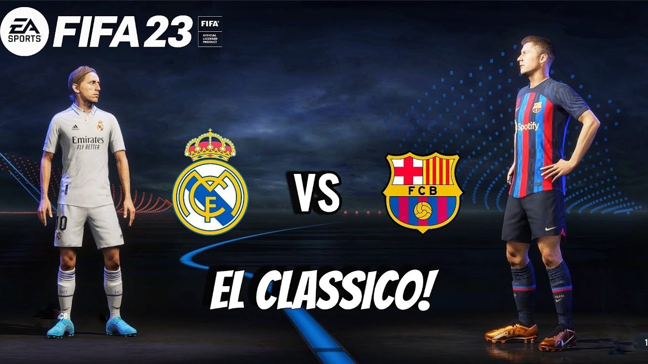 FIFA 23 Barcelona vs Real Madrid – Epic El Clasico Showdown & Goals Highlights