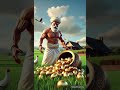 The farmer's hen gave birth to million chicks and the farmer'is worried 😭 #ai #hen#farmer