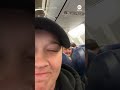 Viral captures southwest passenger relaxing in overhead bin