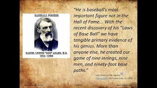 Introducing Doc Adams #Baseball #DocAdams #DocAdamsHOF  #BBHOF