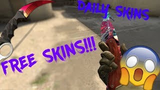 FREE CSGO SKINS!!!! Dailyskins APP | USE MY REFERAL CODE screenshot 2