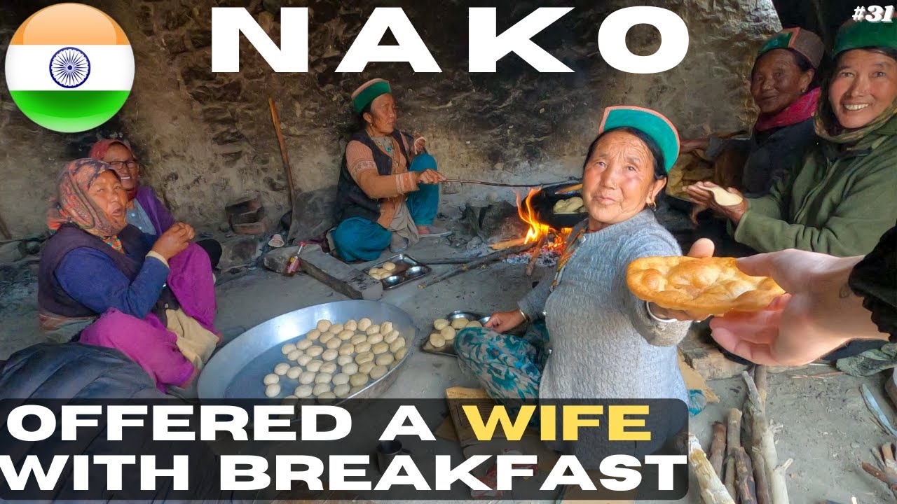 Offered a wife with my breakfast! Getting LOST in Nako Maze, India Motorcycle Vlog EP31