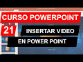 Insertar Video en Power Point | 21. Cómo insertar un video de Youtube en Power Point