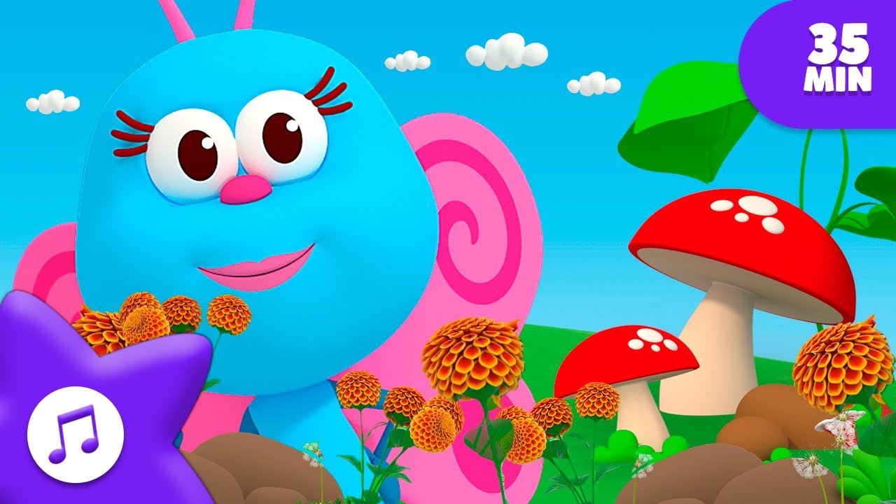Le avventure di Ti-Ti La Farfalla 🦋 Scoprire, imparare e giocare (35 min) | Canzoni per Bambini